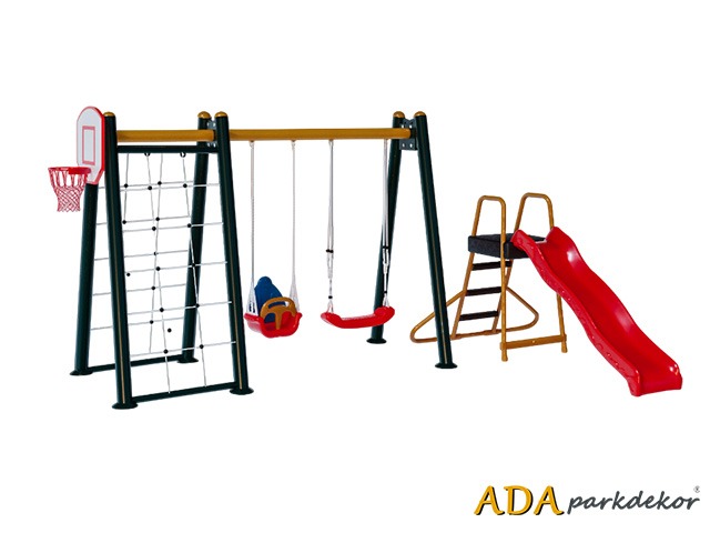 04-30784-Kaydıraklı Tırmanma ve Salıncak Seti